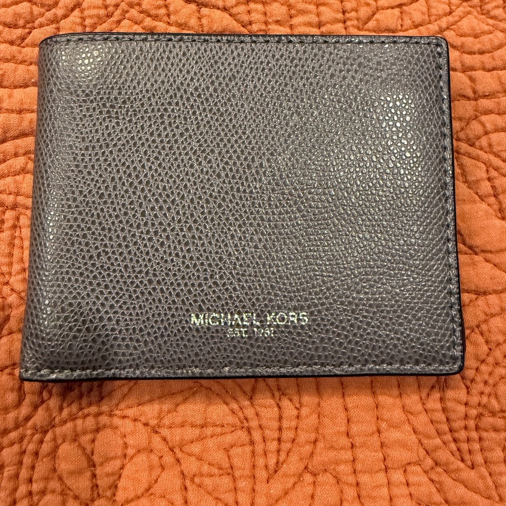 Michael Kors Pebble Leather Card Holder - Black